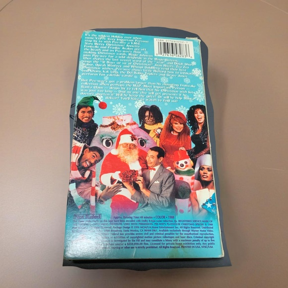 Peewee’s Playhouse Christmastmas Special. 
With special Guests. 1996 VHS NR 48M - Picture 6 of 10
